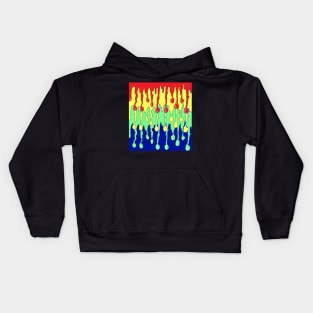 graffiti drip pop art 7 Kids Hoodie